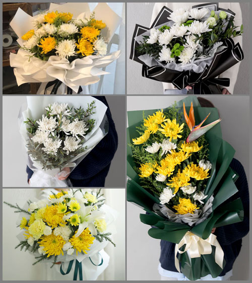 广东东莞市麻涌镇华阳村白事花束代送